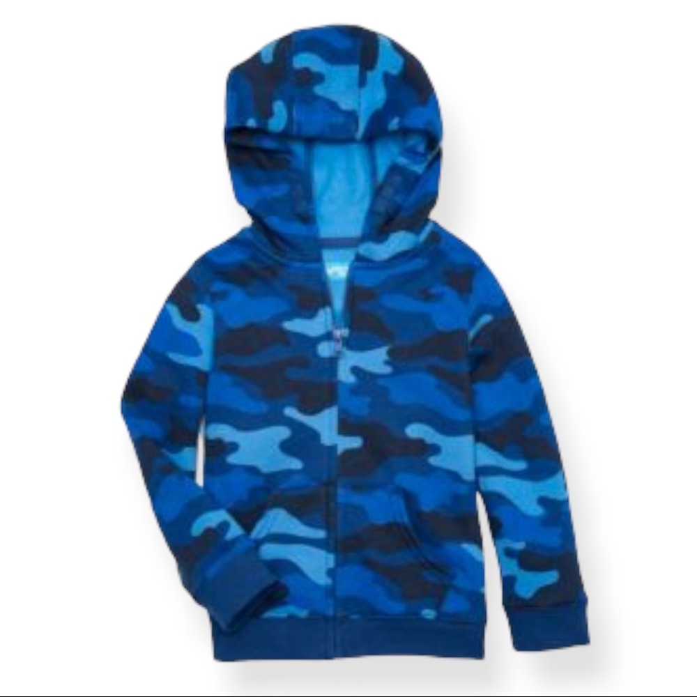 3/$25 Lightning Bug Blue Camo Hooded Sweatshirt